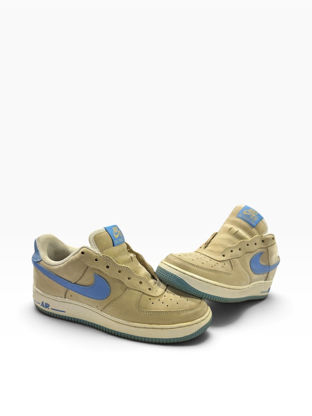 Nike Air Force 1 Low Linen University Blue 2006 Vintage 7Y Womens 8.5 Rare